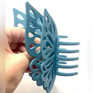 NEW Oversized Double Layer Cut Out Butterfly Hair Claw Y2K​